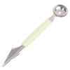 2 In1 Stainless Steel Carving Knife Fruit Ice Cream Baller Scoop Stacks Spoon