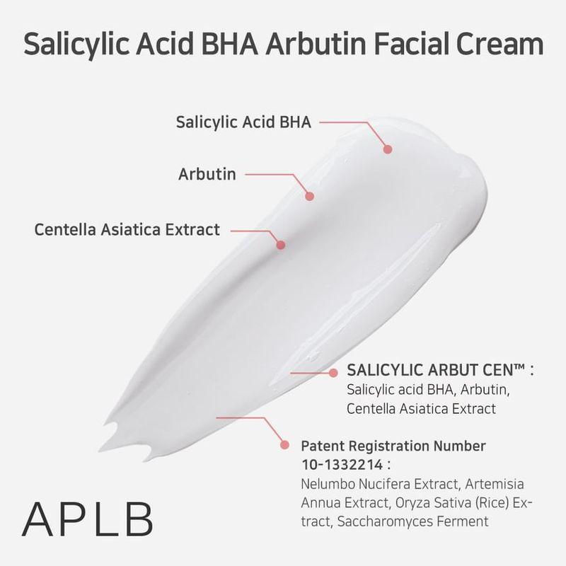 APLB Salicylic Acid BHA Arbutin Facial Cream
