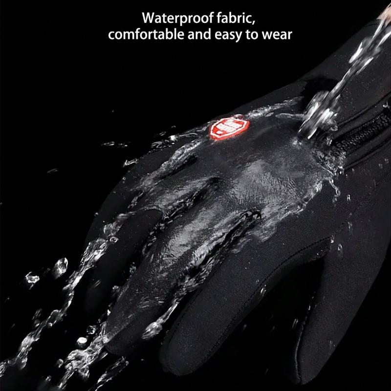 Winter warm gloves for men, touch screen, anti-slip, waterproof and windproof, cycling sports gloves for women, outdoor hobbies