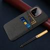 For vivo iQOO Neo10 5G Case Cloth+Hard PC Phone Cover with Dual Card Slots