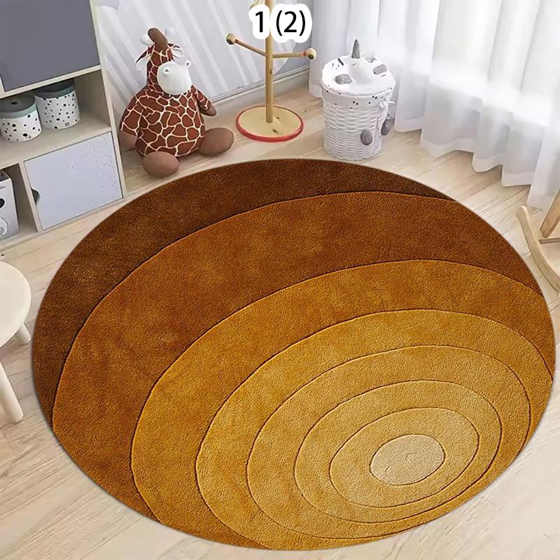 Modern Light Luxury Round Carpet Lounge