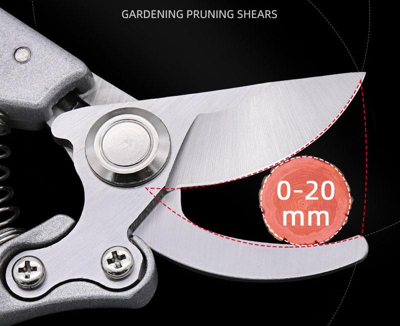 8.5 inch High Carbon Steel 60HRC Hardness Blade Bypass Pruning Shears Household Outils Manuels for Bonsai Garden Tools Scissors