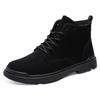 New Warm Men Shoes High Top Work Boots Outdoor Fashion Warm Snow Anti Slip Shoes Travel Comfortable Wear-Resistant 2026