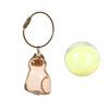 Cat Hair Storage Bottle Transparent Pet Fur Keepsake Keychain for Collecting Cat And Dog Hair Pet Memorial Gift