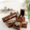 Pedant Jewelry Display Box Bracelet Necklace Jewelry Packaging Box Vintage Trinket Case  Dust-proof