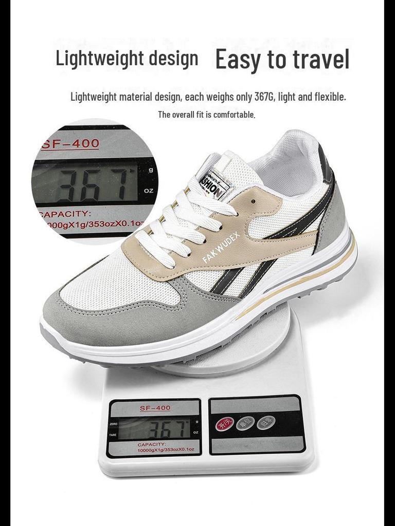 2024 Men's Spring Fashion: Versatile, Comfortable, Breathable Casual Sports Shoes for Couples