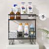 toilet rack, bathroom wall hanging non-punching storage rack, bathroom multi-functional water tank double-layer storage rack