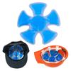 PVC Gel Ice Pack Adjustable Cooling Pad Cooling Hat Liners Cycling Helmets Ice Pack for Helmets & Hats Keep Cools