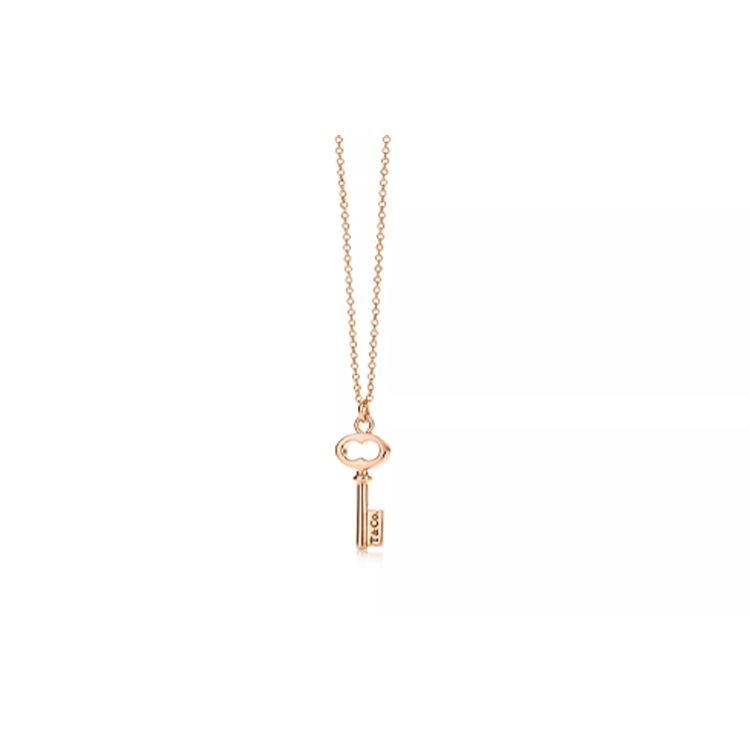 Tiffany & Co. Kolekce Tiffany Keys Oválný klíč Růžové zlato 18K Náhrdelník Dámský náhrdelník 60011534