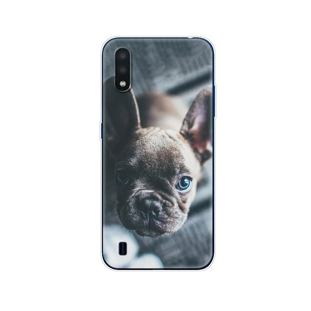 For Samsung M01 Case 5.7" Soft Silicon Tpu Cover For Samsung Galaxy M01 M 01 SM-M015FZBDSER M015 Phone Back Shell Bumper Funda