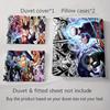 Anime Character Collage. Bedding Duvet Cover Sets Duvet Covers Pillowcases Gifts (1 * Duvet Cover 2 * Pillowcases, Without Duvet Insert)
