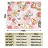 Mofusand Warm Blanket  Girls Boys Plush Throw Blanket Funny Couch Chair Flannel Bedspread Sofa Bed Cover