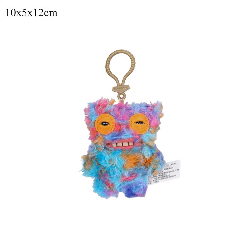 Originele Fuggler Pluche Sleutelhanger Lelijk Monster Screech Munch Rabide Konijn Grote Ogen Vreemdeling Geïrriteerde Buitenaardse Knuffel Peluche Speelgoed