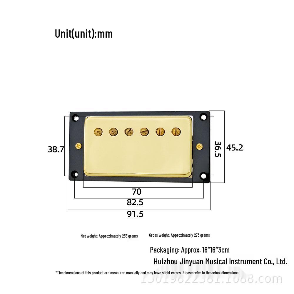 

LP Electric Guitar Black Frame Humbuckers, 5052 Neck Circuitry Pickups Silver LP + SH-06 Circuit Set