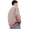 Li Ning Embroidered Loose Pullover Casual Sweatshirt Unisex Sweatshirt Bark-Brown AWDRA37-2