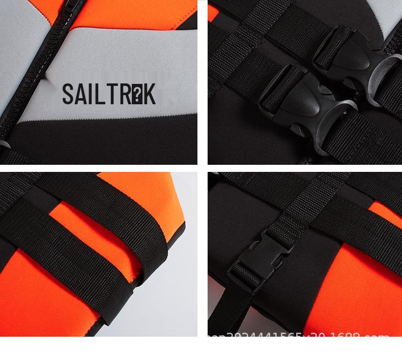 Unisex High Buoyancy Marine Life Jacket - Adult Foam Oxford Vest for Professionals