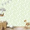 Wallpaper Flowers white and lime, lime background for living room and bedroom 50x1000