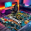 Custom Name Personalized Batman Print Carpet, Versatile Home Decor Rug, for Playroom, Apartment, Balcony, Entryway, Hallway Gift