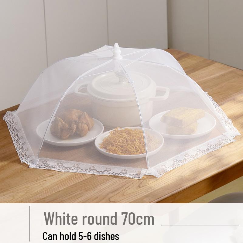 Große Faltbare Speiseabdeckung: Fliegenschutz, Ideal für Küche & Außenbereich