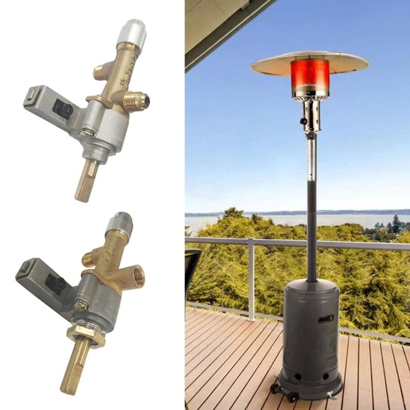 Gas Safety Control Adapter with Push Ignition for Garden Sun  Powered Patio Heater Repair Replacement Part