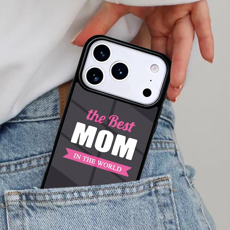 Best Mom Never Phone Case for iPhone 16e 15 14 13 12 17 Pro Max Plus Air 17pro Cover Coque