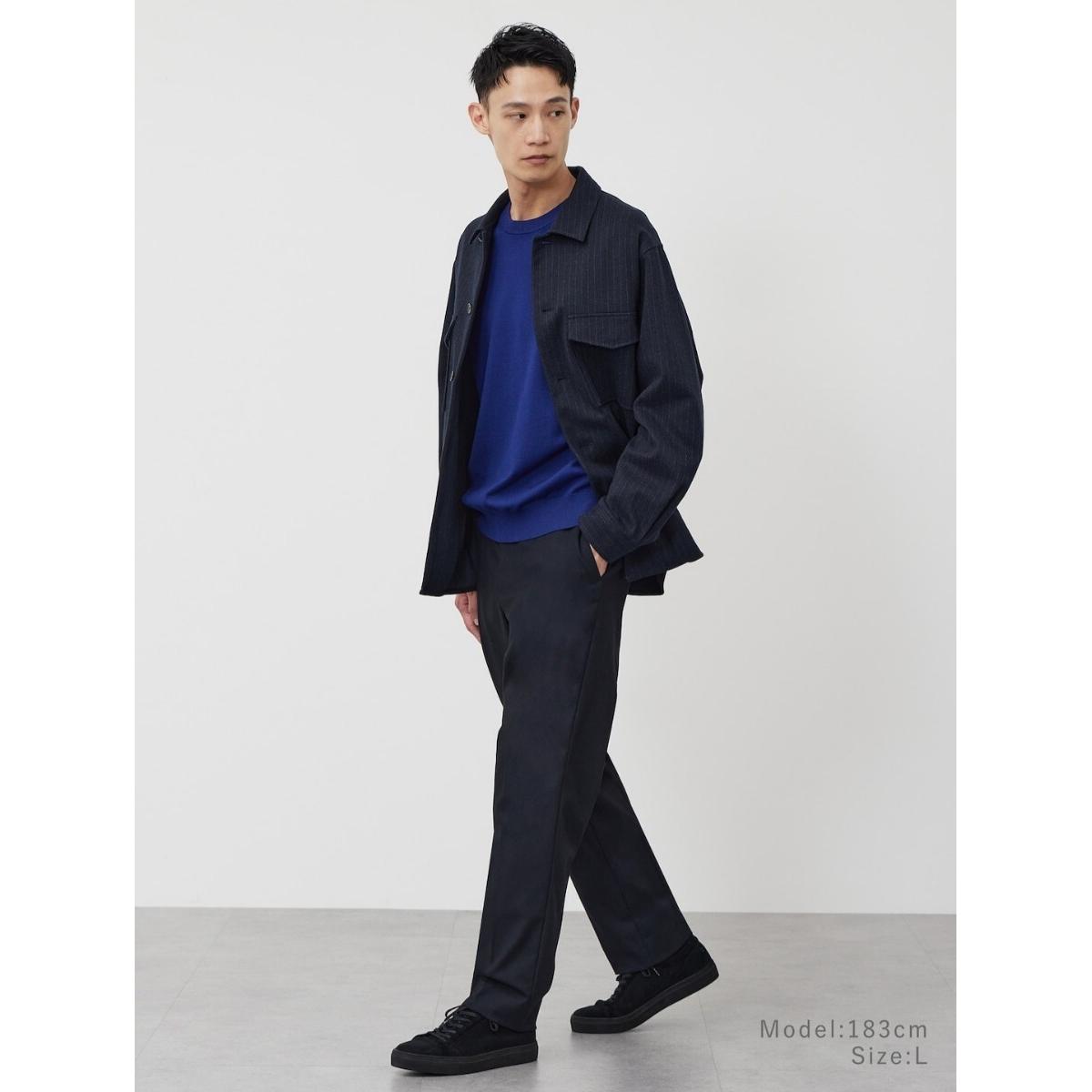 Plaste PLST Washable Furano Trousers New Unused Size M Navy/Suit Pants Setup