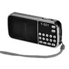 Y-501 FM Radio Digital Support TF Card USB AUX Portable LED Flashlight Audio Music Player Speaker for Mobile Phone