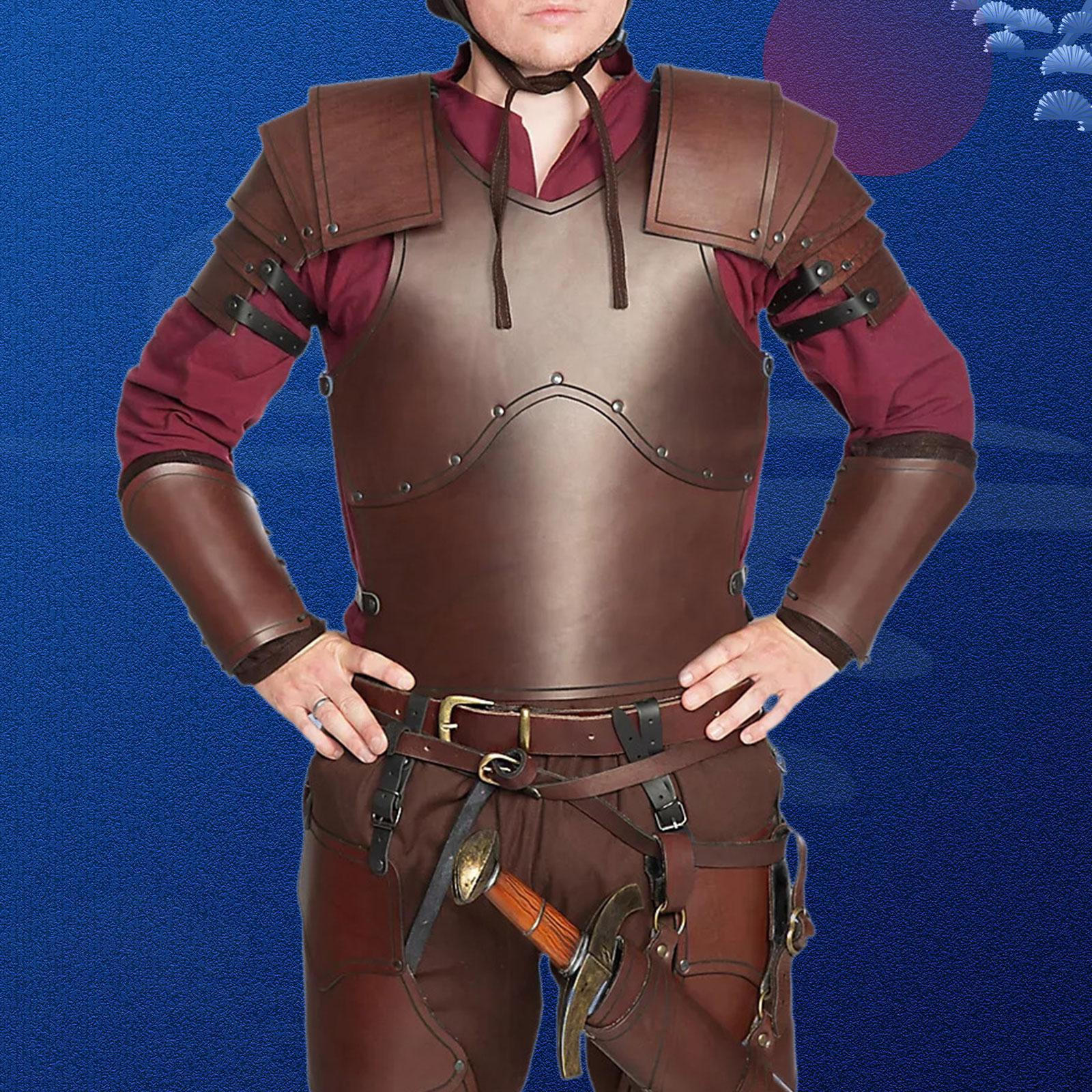 

Нагрудный доспех, удобный костюм для косплея на карнавал, вечеринку, ночной клуб, Хэллоуин темно-коричневого