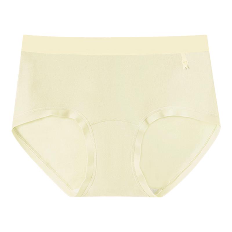 

Breathable Mid-Waist Girls Underwear: Half-Transparent, Antibacterial, Pure Cotton, Extended Crotch, No Ride-Up. Large