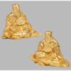 Good Luck Seven Lucky Gods Jurojin Buddhist Hideun Makita Statue Ornament Takaoka Copperware (Gold plated/24K) Sculptor Prototype_Buddha (Jurojin
