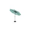 Parasol extérieur rectangulaire double face de 4,5 m avec manivelle (vert clair) (sans pied).