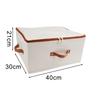Collapsible Storage Box with Lid for Clothes Organization Large Capacity Foldable Design for Under Bed or Shelf Storage
