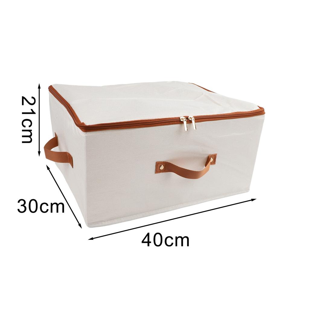 Collapsible Storage Box with Lid for Clothes Organization Large Capacity Foldable Design for Under Bed or Shelf Storage