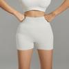 Nahtlose High-Waist Pfirsich-Po-Lifting Yoga-Shorts für Damen - Schnelltrocknende Fitnessbekleidung