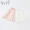 David Bella Girls' Undercoat Autumn Collection New Children's Autumn Clothes Baby High Neck T-shirt Girls' Undercoat Interior