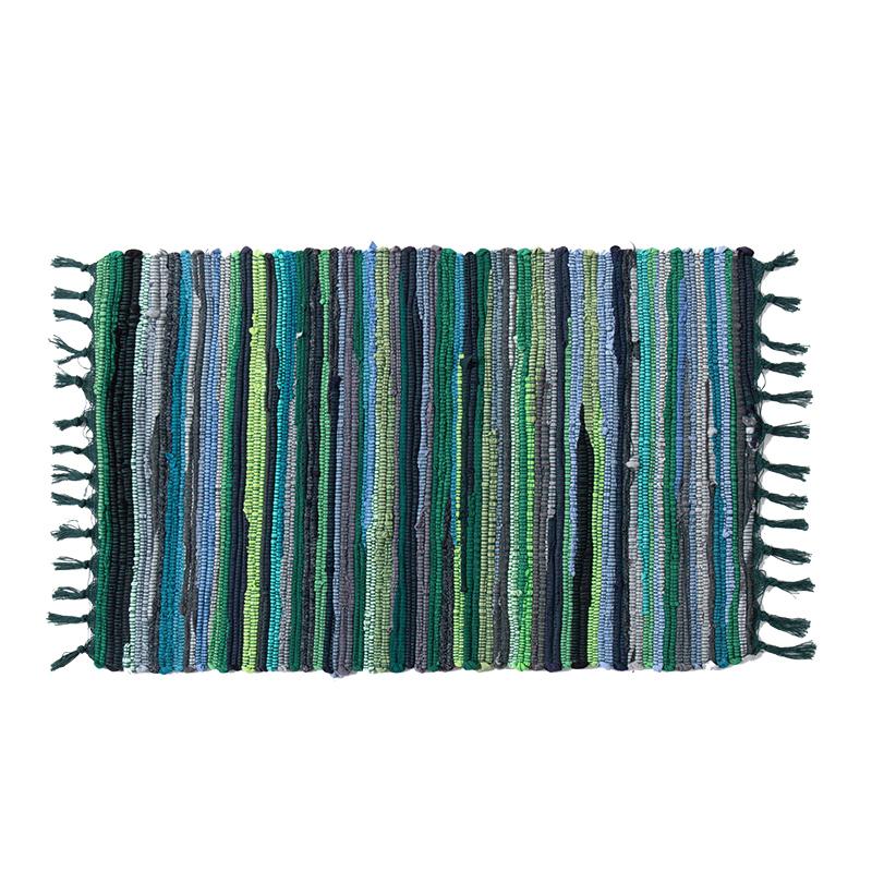 Lappen Katoen Kwast Deurmat Binnen Machine Wasbaar Slaapkamer Tapijt Vloerkleden Streep Handgemaakt Keuken Vloerkleed Hal Entree Deurmat 48x80cm
