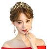 Distant Love Retro Olive Leaf Bridal Headband: Handmade Mori Style Hairpin Crown