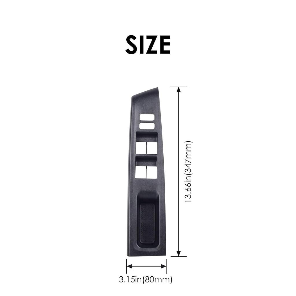 74231-52630-C0, 74232-52570-C0 Door Window Switch Panel Bezel for Toyota Vitz 2010 2011 2012 2013 2014