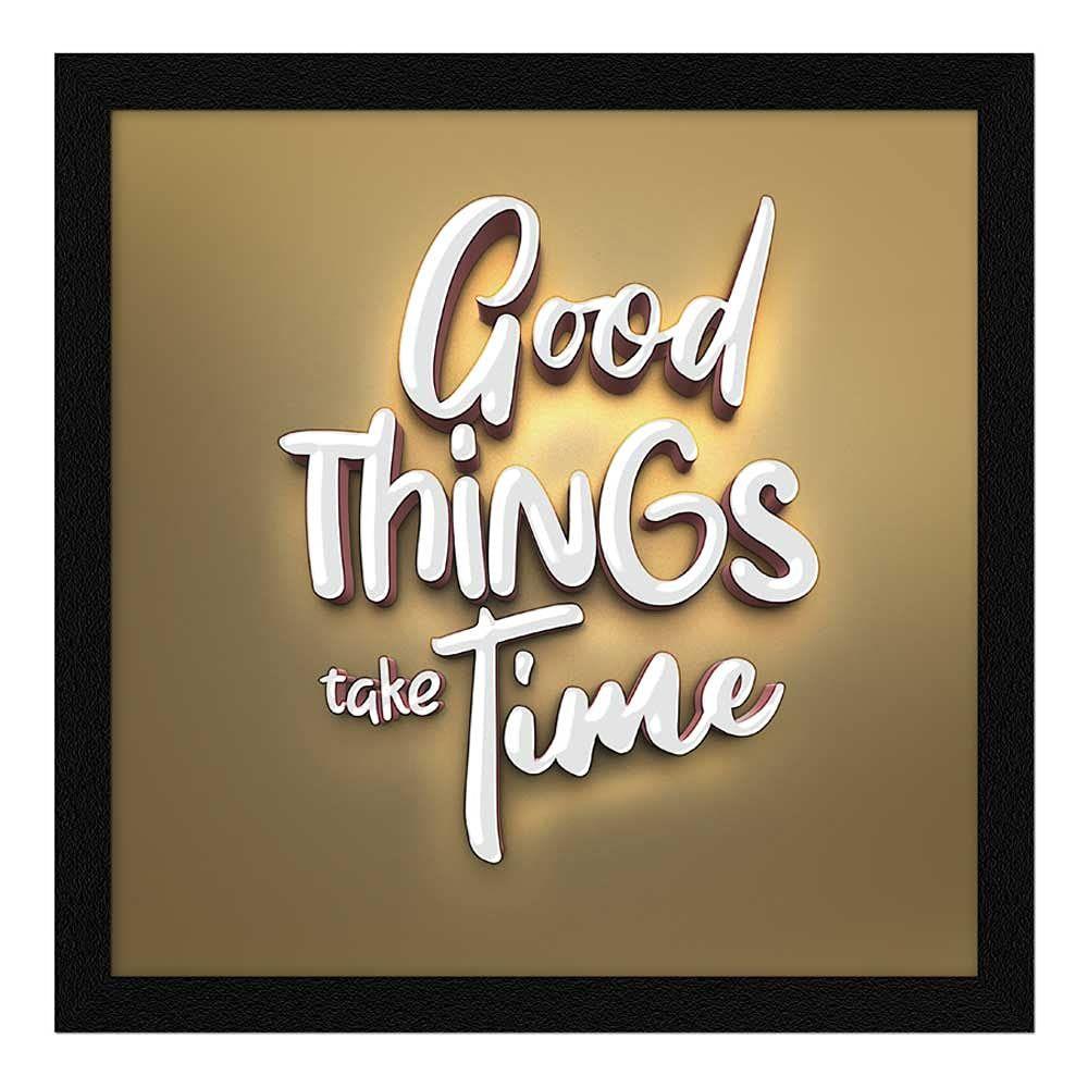 Motivational Wall Frames, Inspirational Quotes Wall Frames For Home Office Study Room Decor, Multicolor Posters With Frame, Set of 4