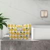 VOCOSTE Canvas Cosmetic Large Capacity Makeup Pouch for Coin and Yellow Pouch, Women, Purse, Foundation, Lipstick, Brushes,