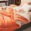 Super Soft Imitation Lambswool Blanket Autumn Winter Double Queen Blankets High Quality Comfortable Milk Fleece Sofa Blanket