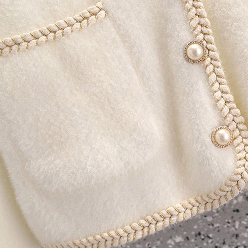 Coat for Women Cotton Spring Autumn Casual Oversizer Waterproof Fashion Kinnted Fragrant Breeze Jacket