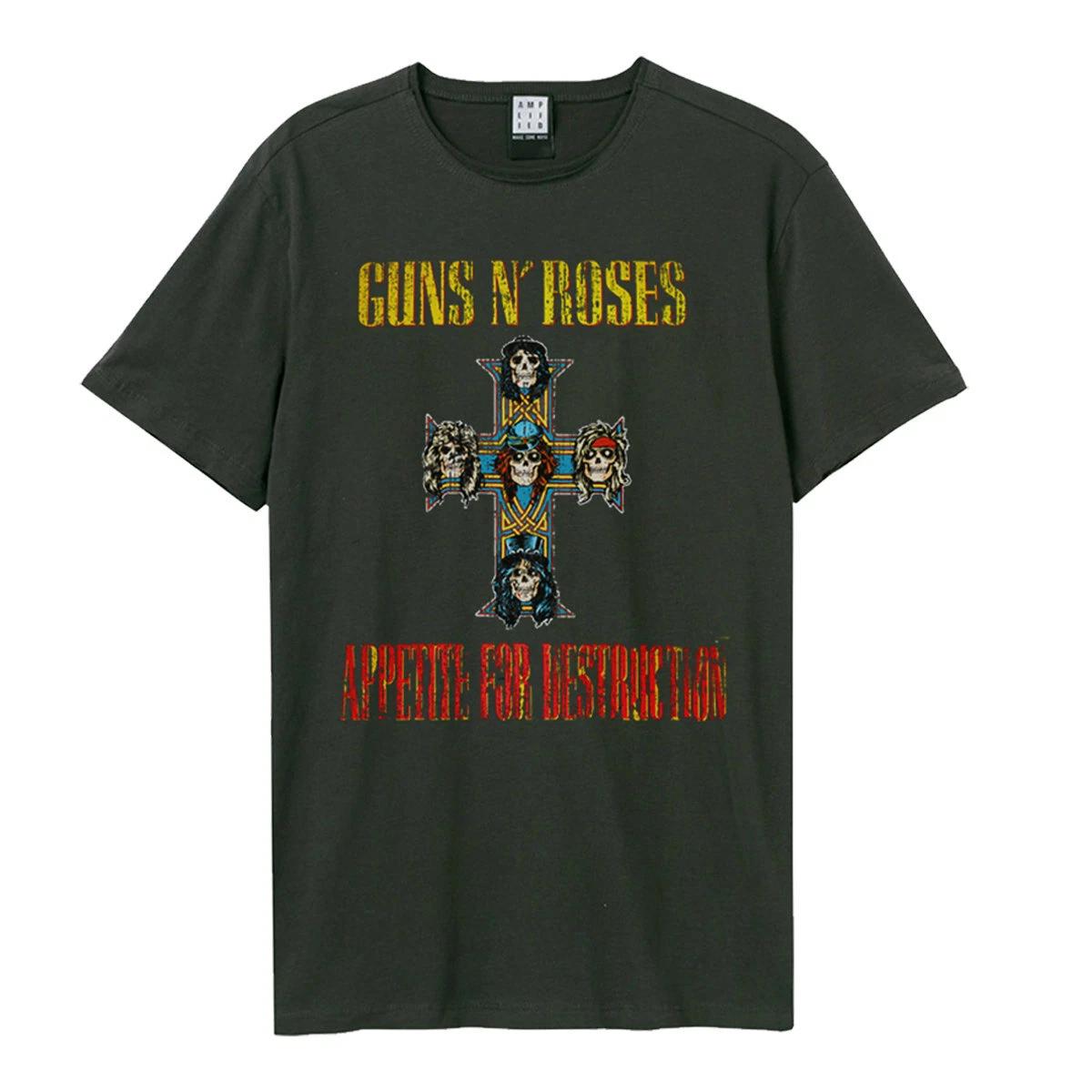 Guns N Roses Appetite For Destruction Amplified Vintage Charcoal T Shirt S