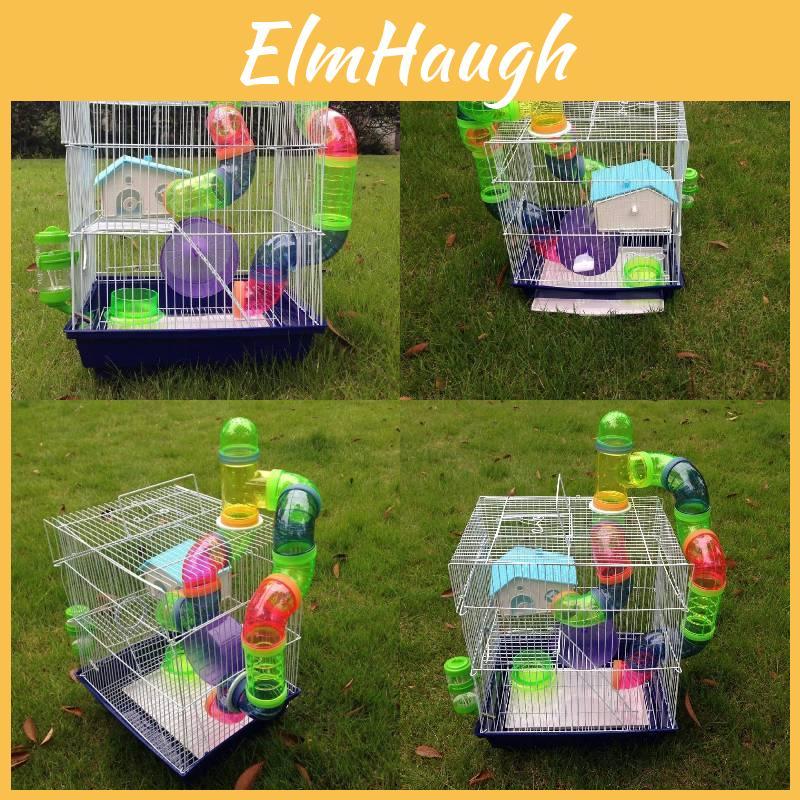 Bird Cage For Small Birds With Metal Construction And Luxurious Villa Design For Home Use
