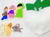 Tekutekumo Story Big Turnip Big Turnip Puppet Theater Nursery Teacher Apron Apron Apron® (1. Set)