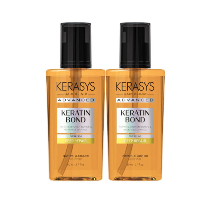 Kerasys Advanced Keratin Bond Deep Repair Hair Serum 80ml*1Pc/2Pcs