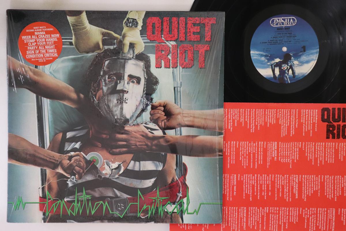 

LP Record QUIET RIOT - Conbition Critical QZ39516 PASHA 1984 US Metal Used