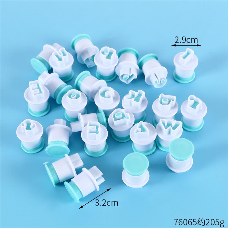 Baking Pastry Mold Letter Fondant Cookie Chocolate Biscuit Cutter Upper&Lowercase Alphabet and Number DIY Cake Decorating Tools
