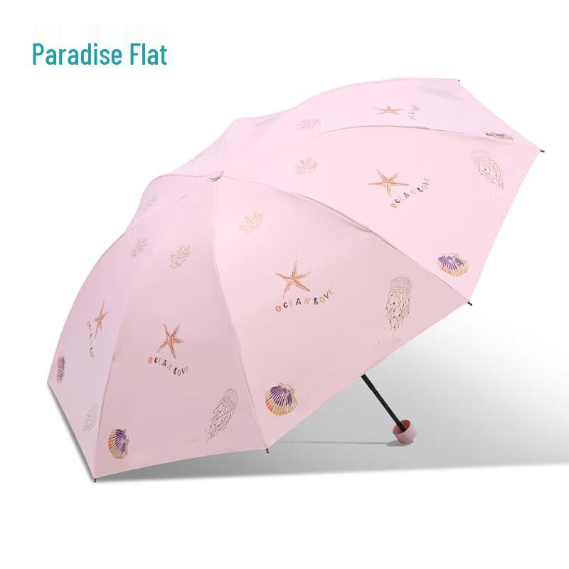 Heaven Umbrella Portable 3-Fold UV Protection Rain/Sun Umbrella