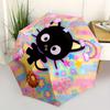 1 Stück Kawaii Katze Automatisches Öffnen/Schließen Faltbarer Regenschirm, Kompakter Tragbarer Reise-Regenschirm, Perfekt für Geburtstag/Weihnachten, Niedlicher Regenschirm, Langlebig C